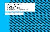 IT'S TIME FOR A FASHION REVOLUTION