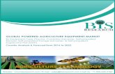 Global powered agriculture equipment market – analysis & forecast from 2016 to 2022