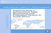 Implementing a Government-wide Monitoring and Evaluation ...