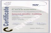 AIB's Certificate of Training from FAHSS - TUV Saudi Arabia (2)