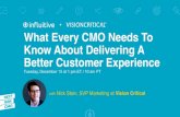 What Every CMO Needs To Know About Delivering A Better Customer Experience