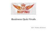 Business Quiz finals : Inceptra 2016