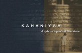 Prelims (Kahaniyaa : A quiz on literature and legends)