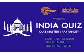 Adrishtha - IFest India Quiz 2016 - FINALS