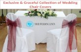 Exclusive & Graceful Collection of Wedding Chair Covers