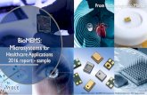 BioMEMS: Microsystems for Healthcare Applications 2016 Report by Yole Developpement