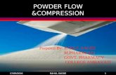 Powder flow and compression properties