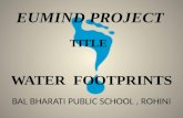 Eumind  About me ppt   water footprint