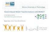 ICMT 2016: Search-Based Model Transformations with MOMoT