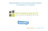 Residential Renovation Contractor in Toronto