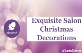 Exquisite Salon Decorations Ideas For Christmas
