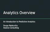 Analytics Overview #Predictive Analytics