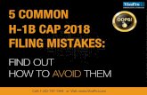 5 Common H-1B Cap 2018 Filing Mistakes: How To Overcome Them?