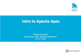 Intro to Apache Apex @ Women in Big Data