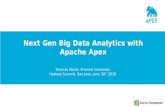 Hadoop Summit SJ 2016: Next Gen Big Data Analytics with Apache Apex