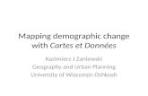Mapping Demographic Change with Cartes et Données