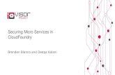 Securing Micro Services in Cloud Foundry