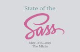 State of the Sass - The Mixin (May 2016)
