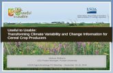 Useful to Usable (U2U): Transforming Climate Variability and Change Information for Cereal Crop Producers