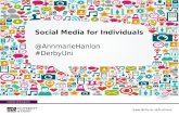Social Media for Individuals CMI event 20161012