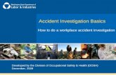 Accident Investigation Basics Training by Washington State Department of Labor & Industries