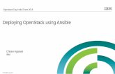 Deploying openstack using ansible