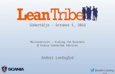 Microservices - Scaling the business at Scania CS - Lean Tribe Södertälje - 2016-10-05