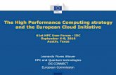 The EU High Performance Computing strategy and the European Cloud Initiative