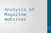 Analysis of magazine websites