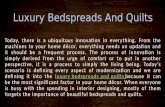 Luxury Bedspreads and Quilts