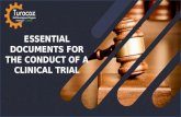 Essential Documents for the Conduct Of a  Clinical Trial