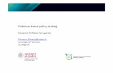 Evidence-based policy making