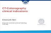CT-Colonography: clinical indications