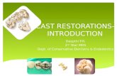 Cast restorations