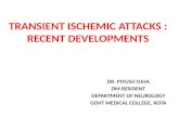 Transient ischemic attacks