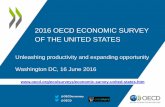 United States 2016 OECD Economic Survey unleashing productivity and expanding opportunity
