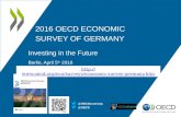 Germany 2016 OECD Economic Survey investing in the future Berlin 5 April