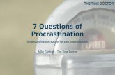 7 questions of procrastination