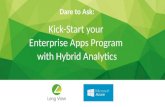 Kick-Start Your Enterprise Apps Program With Hybrid Analytics
