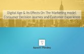 Digital Age & Its Effects On The Marketing model, Consumer Decision Journey and Customer Experience