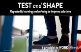 6 Principles to Work Differently // Test and Shape