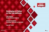 Developing In Python On Red Hat Platforms (Nick Coghlan & Graham Dumpleton)
