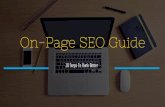 On-Page SEO Guide - 10 Steps To Rank Higher