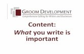 What You Write Is important
