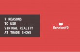 7 reasons why you should use Virtual Reality demos at trade shows