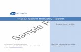 Sample of indian salon  industry report (Extracts)