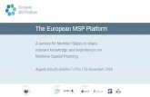 Introduction into the MSP Platform and the related service offer at the 2nd Baltic Maritime Spatial Planning Forum