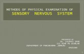 Methods of physical examination of CNS