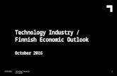 Finnish technology industry, October 2016