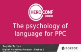 PPC Hero - The psychology of language for paid search